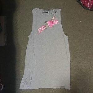 Floral detail dress
